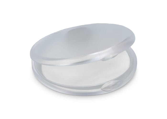 Savon publicitaire en feuilles de voyage Veila Ecru / Blanc